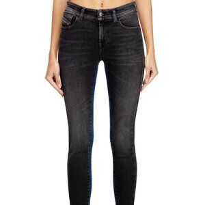 AUTHENTIC DIESEL SLANDY SUPER SKINNY DARK GREY JEANS SIZE 29 X 30